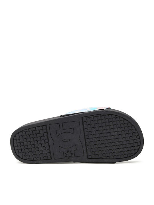 Platform Suede Women's Slides Light Blue