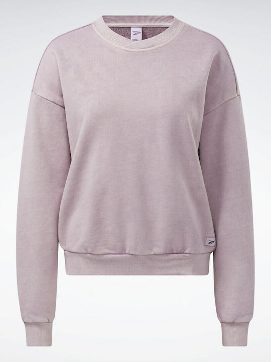 Classics Natural Dye Small Logo Γυναικείο Φούτερ French Terry Infused Lilac