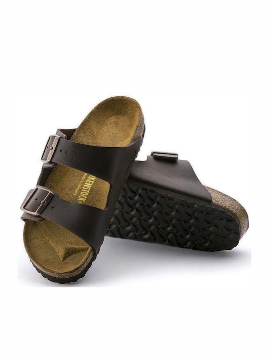 Arizona Birko-Flor Ανδρικά Σανδάλια Dark Brown Regular Fit
