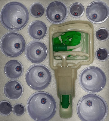 Therapeutic Device with Suction Cups DYKL Pull Out A Vacuum Apparatus Set 18pcs