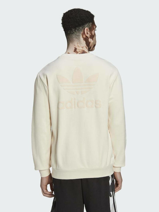 adidas Trefoil Series Street Φούτερ Wonder White με Κουκούλα