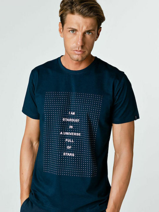 T-shirt Navy Μπλε