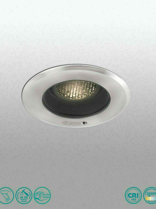Faro Barcelona Geiser Επιτοίχιο Εξωτερικό Σποτ LED IP67 7W 13x12εκ.