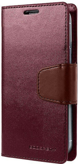 Mercury Sonata Diary Wallet Synthetic Leather Red (iPhone 13 Pro Max)