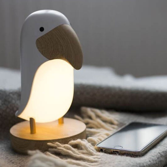 Rabbit & Friends Rabbit & Friends Nursery Night Light Bird Battery White
