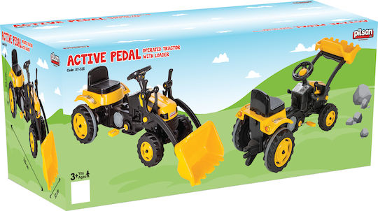 Kinder Bagger Active Bucket Fuß zu Boden mit Pedal Gelb