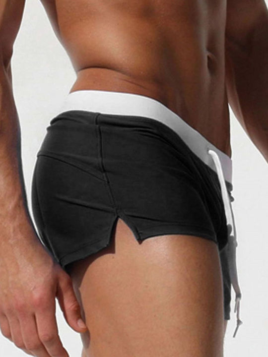 AngelSin Herren Badebekleidung Shorts Schwarz