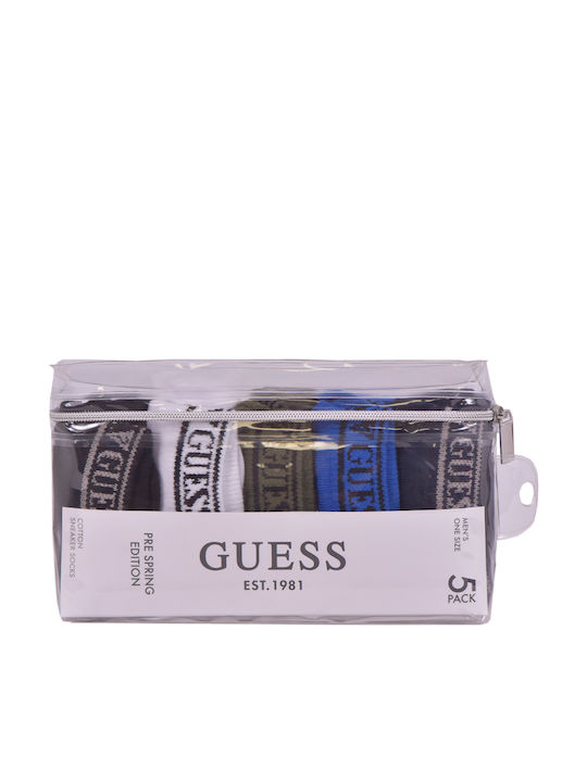 Guess Men's Solid Color Socks Multicolour 5Pack