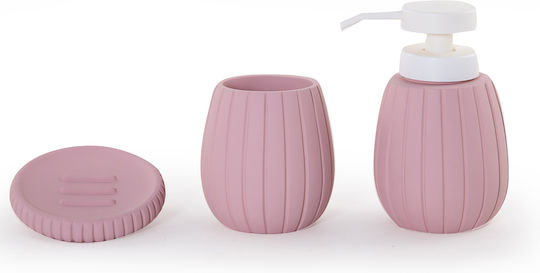 Nef-Nef Homeware Επιτραπέζια Ποτηροθήκη Smoothy Ροζ Pink