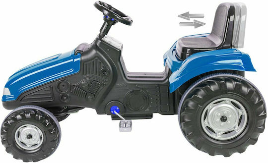 Fuß zu Boden mit Pedal Blau