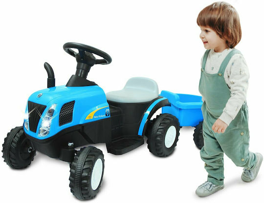 New Holland Elektrisch mit Anhänger 6 Volt Blau