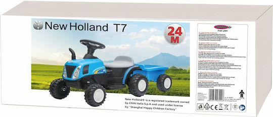 New Holland Elektrisch mit Anhänger 6 Volt Blau