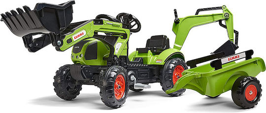 Kinder Bagger Claas Arion 410 Fuß zu Boden mit Pedal Grün