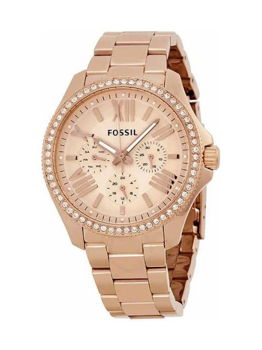 Fossil Cecile Multifunction Stainless Steel Watch Rose AM4483