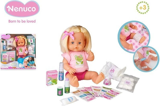 Giochi Preziosi Nenuco Baby Doll Set Care with Accessories for 3+ Years 35 cm
