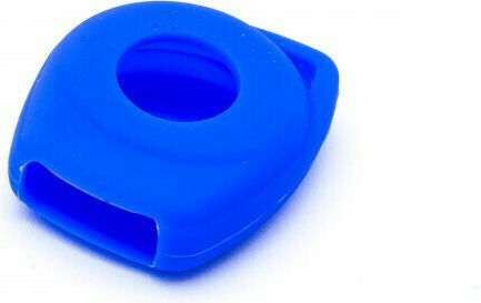 Silicone Car Key Cover Case Car Safety with 2 Buttons for Fiat / Opel / Suzuki Blue