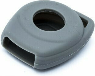 Silicone Car Key Cover Case Car Safety with 2 Buttons for Fiat / Opel / Suzuki Gray