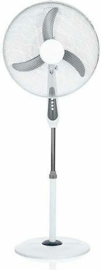 Lineme Ventilator Sockel 65W Lüfterdurchmesser 45cm Weiß