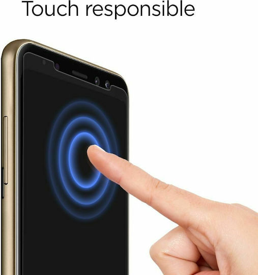Spigen AlignMaster Full Face Tempered Glass Μαύρο (Galaxy M53 5G)