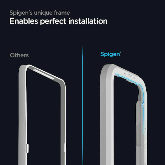 Spigen AlignMaster Full Face Tempered Glass Μαύρο (Galaxy M53 5G)