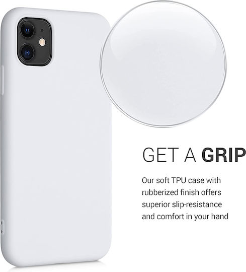 KWmobile Soft Flexible Back Cover Σιλικόνης 1.3mm White Matte (iPhone 11)