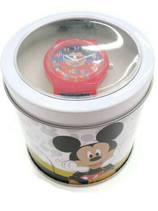 A Silver Rose Παιδικό Αναλογικό Ρολόι Mickey Mouse Μπλε