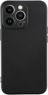 Idol 1991 Velvet Silicone Back Cover Black (iPhone 13 Pro)