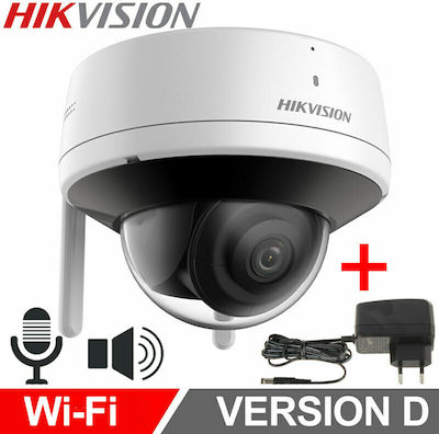 Hikvision DS-2CV2141G2-IDW(E) IP Surveillance Camera Wi-Fi 4MP Full HD+ Waterproof with Two-Way Communication and Lens 2.8mm