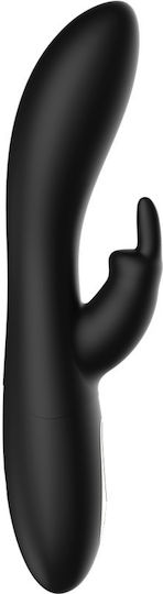 Ibiza Rotating Rabbit Vibrator Δονητής Rabbit 21.5cm Black