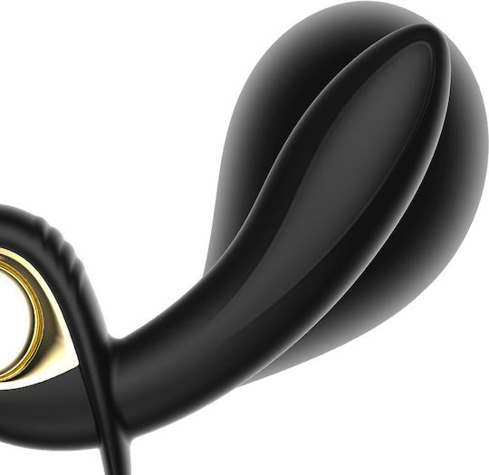 Ibiza Remote Control Inflatable Vibrator Δονητής G-Spot με Απομακρυσμένο Έλεγχο 16.5cm Μαύρος