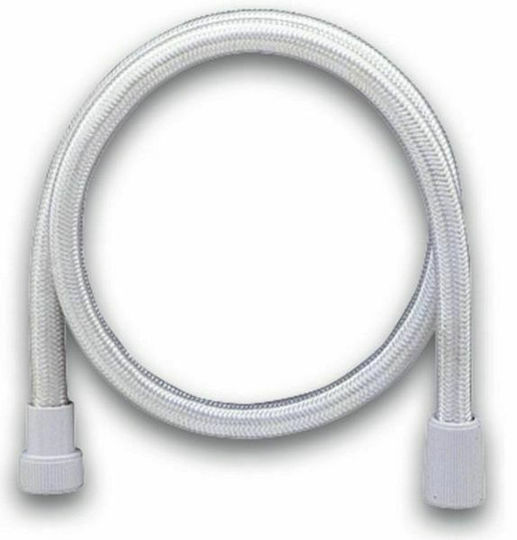 Viospiral Σπιράλ Ντουζ Πλαστικό 150cm Λευκό