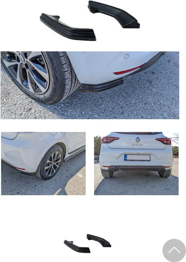 Spoiler Car Rear Rear Corners Renault Clio Compatible with Renault Clio