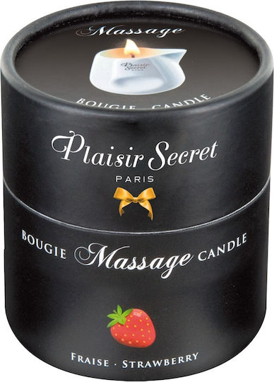 Plaisir Secret Bougie Lumânare de Masaj cu Parfum Căpșună 80ml