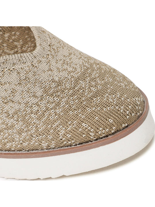 Isla Knit Damenplattformen im Espadrilles-Stil Sand