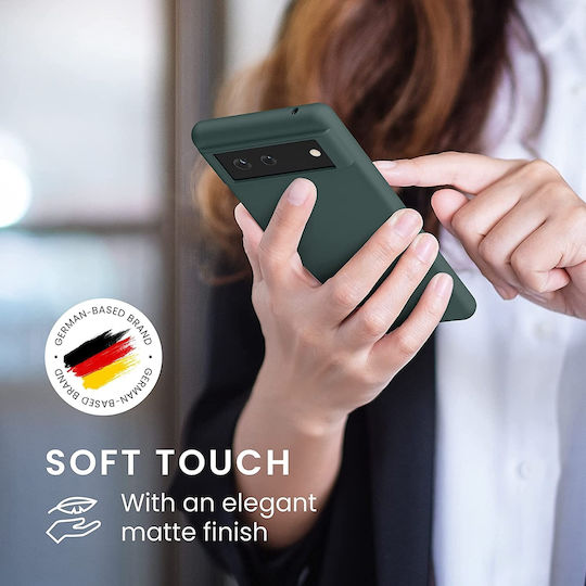 KWmobile Back Cover Σιλικόνης 1.3mm Blue Green (Google Pixel 6)
