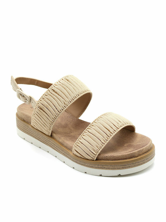 Women's Platform Shoes Beige 5-28108-28 355
