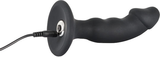 You2Toys Black Velvets Rechargeable Plug Anal Plug Black 14cm