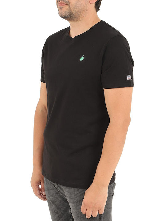 Polo T-Shirt Schwarz