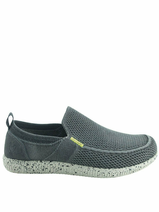 Walk In Pitas Men's Moccasins Gray