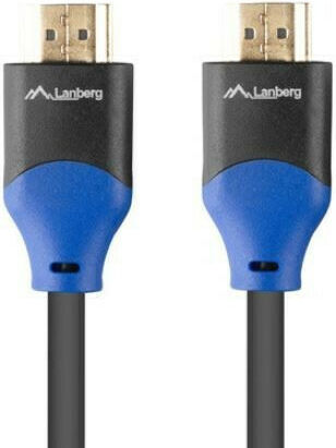 Lanberg HDMI 2.0 Premium High Speed 4K 60Hz HDR Cable HDMI Male - HDMI Male 1.8m Black