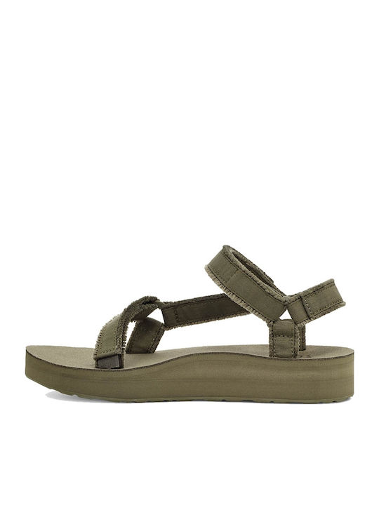 Midform Universal Γυναικεία Σανδάλια Sporty Olive
