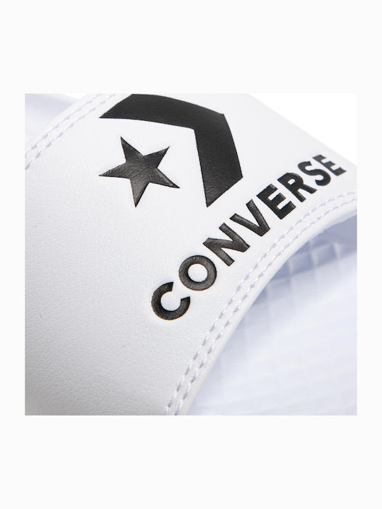 Slapi Bărbați Slides Albi