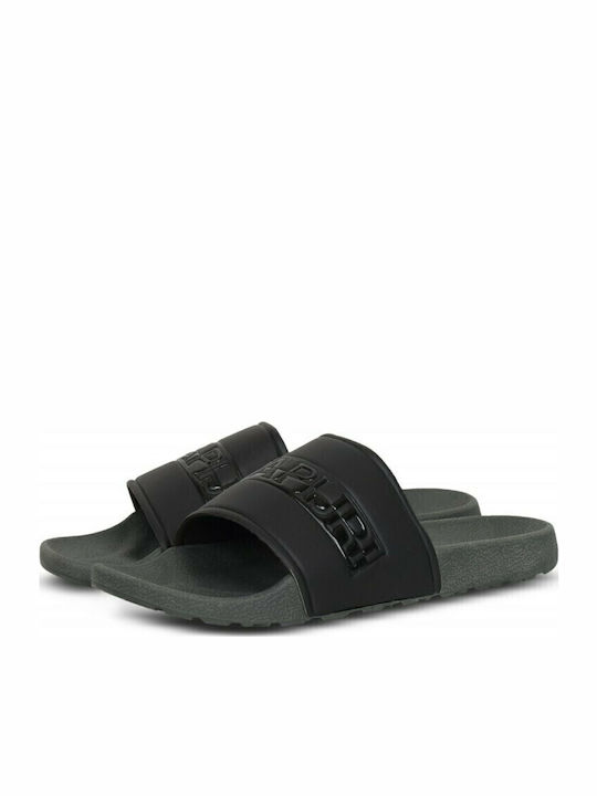 Stream Men's Slides Black/Green