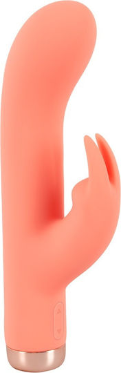You2Toys Peachy Mini Δονητής Rabbit Mini Rabbit Vibrator 16.7cm Πορτοκαλί