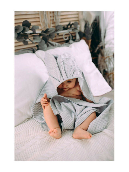 Beboulino Κουβέρτα Αγκαλιάς & Λίκνου For Baby Πικέ Ροζ 78x78cm