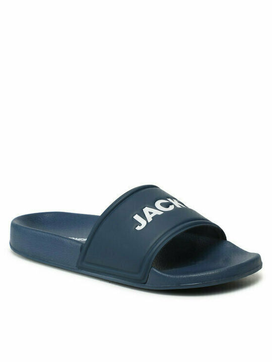 Jack & Jones Men's Slides Navy