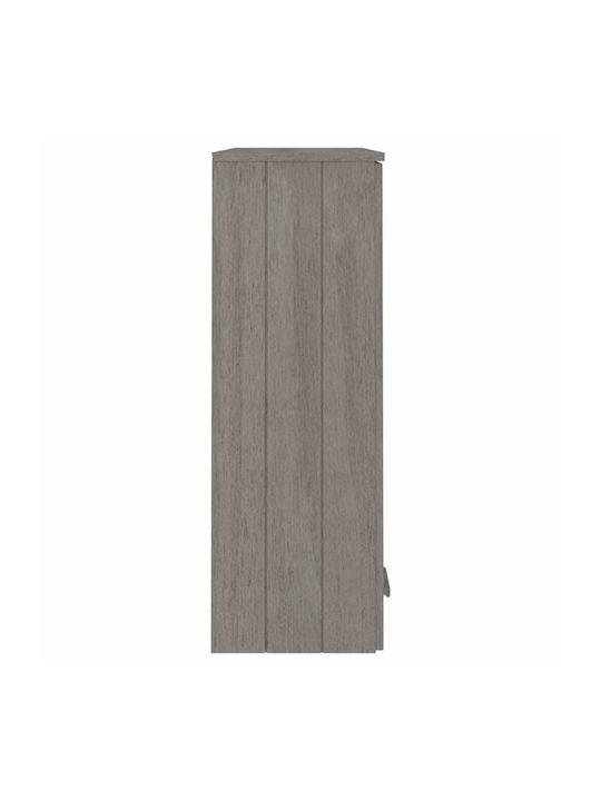 vidaXL Rectangular Living Room Unit Extension made of Solid Wood Light Gray 85x35cm 340507 1pcs