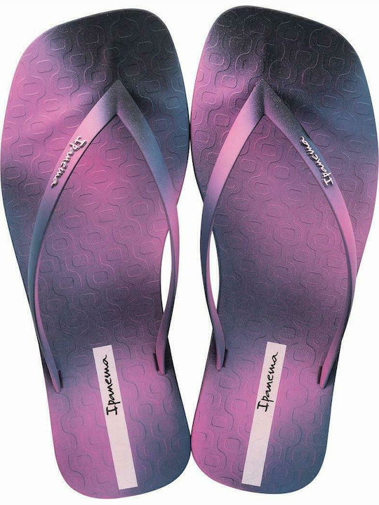Fever Print Frauen Flip Flops in Rosa Farbe