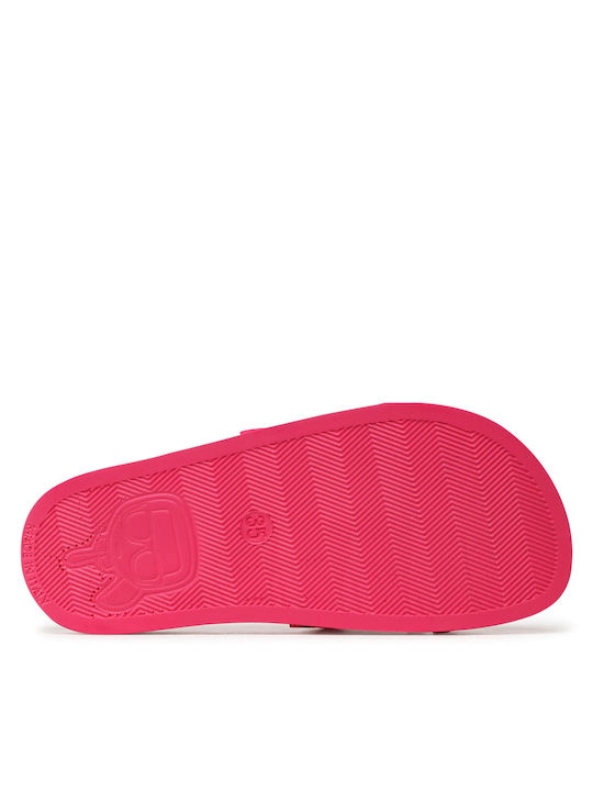 Karl Lagerfeld Women's Slides Fuchsia