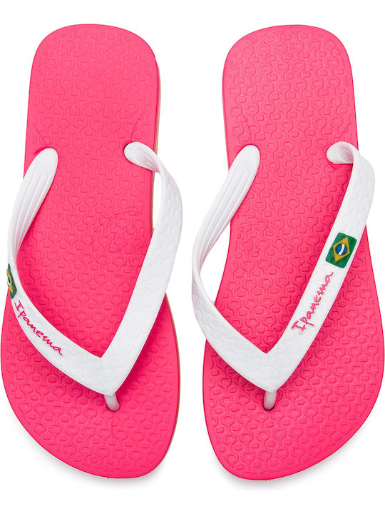 Classica Brazil Σαγιονάρες σε Λευκό Χρώμα 80408-24044 780-18308/WHITEFUCHSIA